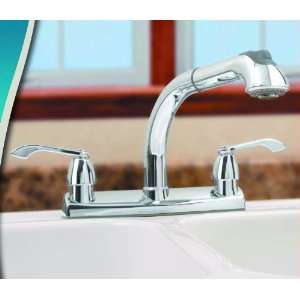 cleanFLO Eco Friendly Chrome Finish Kitchen Or Laundry Pull out Head 