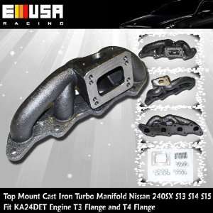  Top Mount Cast Manifold Nissan 240SX KA24DET S13 S14 S15 