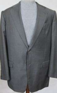 Hickey Freeman Boardroom Loro Piana Super 120s Suit 42R  