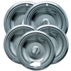  Range Kleen 12565X Style A .5 in. .25 in. Plated Drip Pans 