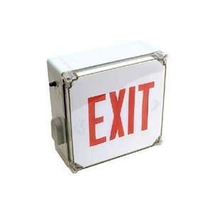   Wet Location Exit Sign   Emergency/Safety Lighting: Home Improvement