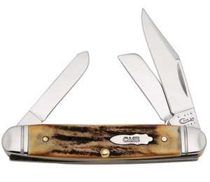   GENUINE STAG STOCKMAN 53090 PICHED BOLSTER USA KNIFE #12465 SALE