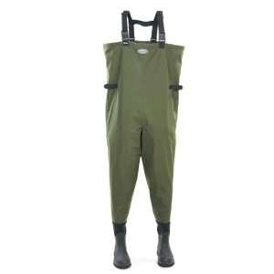   Series Breathable Bootfoot Chest Waders U.S. 10: Sports & Outdoors