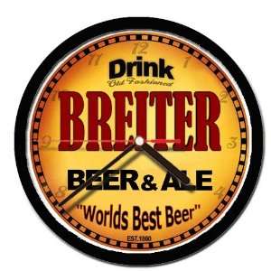  BREITER beer and ale cerveza wall clock: Everything Else