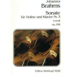   Op. 108   Violin and Piano   Breitkopf & Haertel Musical Instruments
