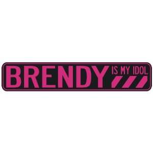   BRENDY IS MY IDOL  STREET SIGN