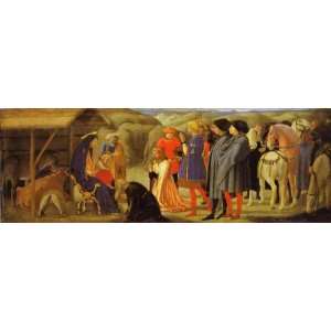  FRAMED oil paintings   Masaccio di San Giovanni   24 x 8 