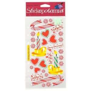  Stickopotamus Binder Stickers   Candy Cane Christmas: Arts 