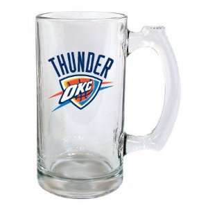  Oklahoma City Thunder Beer Mug 13oz Glass Sports Tankard 