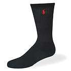 Polo Ralph Lauren mens socks Classic Cotton crew black 3 pairs