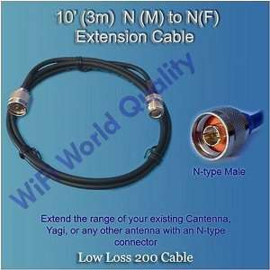   3m) N type Male to Female WiFi Antenna Extension Cable: Electronics