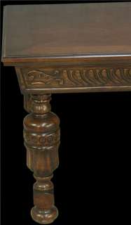 VINTAGE FRENCH RENAISSANCE OAK DINING TABLE CARVED LEGS  