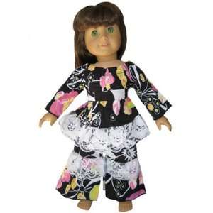  Floral & Lace Outfit fits American Girl Doll Clothing 