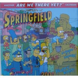    Simpson Calendar A Year In Springfield 2000 
