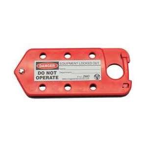 Lockout Tagout Hasp tag Combo   ZING:  Industrial 