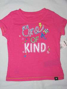 NEW HURLEY GIRLS S/S T SHIRT PINK PUNCH LARGE 12/14  