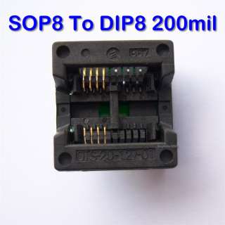 New 1 PCS SOP8 to DIP8 Socket Adapter Converter for Programmer 200 mil 