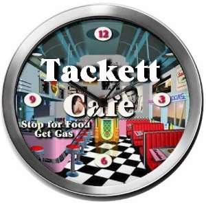  TACKETT 14 Inch Cafe Metal Clock Quartz Movement: Kitchen 