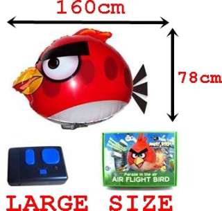 ANGRY BIRDS REMOTE CONTROL RC FLYING RED BIRD Air Swimmers Helium NEW 