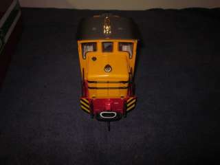   2060H G SCALE GAUGE YELLOW DIESEL SWITCHER LOCOMOTIVE WITH HORN  