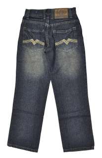  Boys Dark Wash Slim Straight Jeans Pant Size 8 10 12 14 16 18 $38