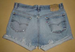   Jeans Button HIGH WAIST Festival CUT OFF DENIM SHORTS W36 1X XL  