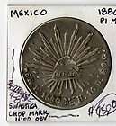 Mexico Coin 1880 Silver 8 Reales Swastika Chop mark XF