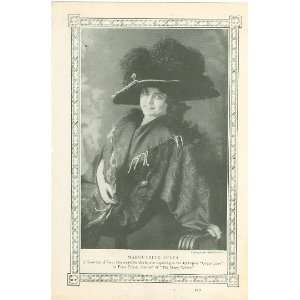  1911 Print Opera Singer Marguerite Sylva: Everything Else