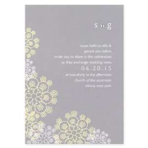 Bubbly Flowers with Crystal Wedding Invitations Health 