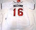 Brian McCann Signed Authentic Red Atlanta Braves Jersey  