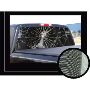 SHATTERED 16 x 54   Rear Window Graphic   back compact pickup truck 