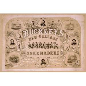  Poster Buckleys New Orleans Serenaders who have appeared 