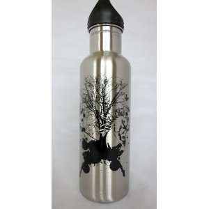  Goth Ink Blot Horse Stainless Steel Water Bottle Stainless 