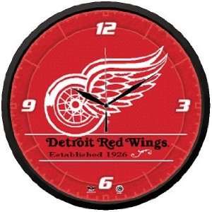  NHL Detroit Red Wings Team Logo Wall Clock: Sports 