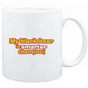  Mug White  My Black Bear is smarter than you!  Animals 