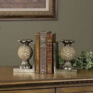  Toasted Pineapple Bookends By Vintage Verandah