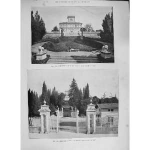   1894 VILLA FABBRICOTTI FLORENCE QUEEN VICTORIA ITALY