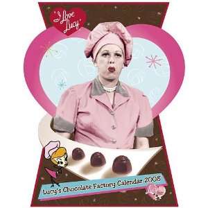  I Love Lucy 2008 Fun Shaped Wall Calendar: Office Products