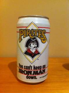 Iron City Beer Can Pittsburgh Pirates Baseball 1980s  