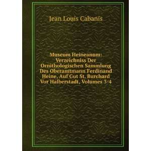   St. Burchard Vor Halberstadt, Volumes 3 4: Jean Louis Cabanis: Books