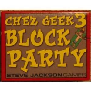  Chez Geek 3 Block Party John Darbro, Steve Jackson Toys & Games