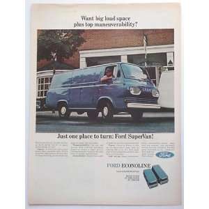  1967 Ford Econoline SuperVan Van Print Ad (1539): Home 