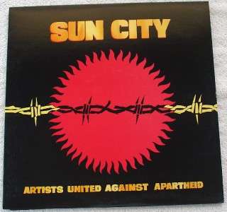 SUN CITY ~ LP ~ AUAA ~U2~ LiTTLE STEVEN + ~ NM ~ ERROR  