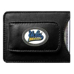  UCLA Bruins NCAA Logo Card/Money Clip Holder (Leather 
