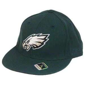  NFL PHILADELPHIA EAGLES FLAT BILL FITTED 7 5/8 HAT CAP 