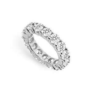    Diamond Eternity Ring : 14K White Gold   0 CT Diamonds: Jewelry