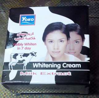 Yoko Whitening Cream Milk Extract Kojic Acid 4grams  