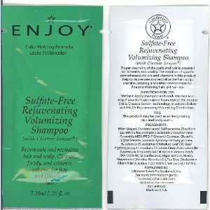  Enjoy Sulfate Free Rejuvenating Shampoo Travel Size .25oz 