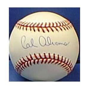 Cal Abrams Autographed Baseball