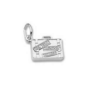  Suitcase Charm   Gold Plated Jewelry